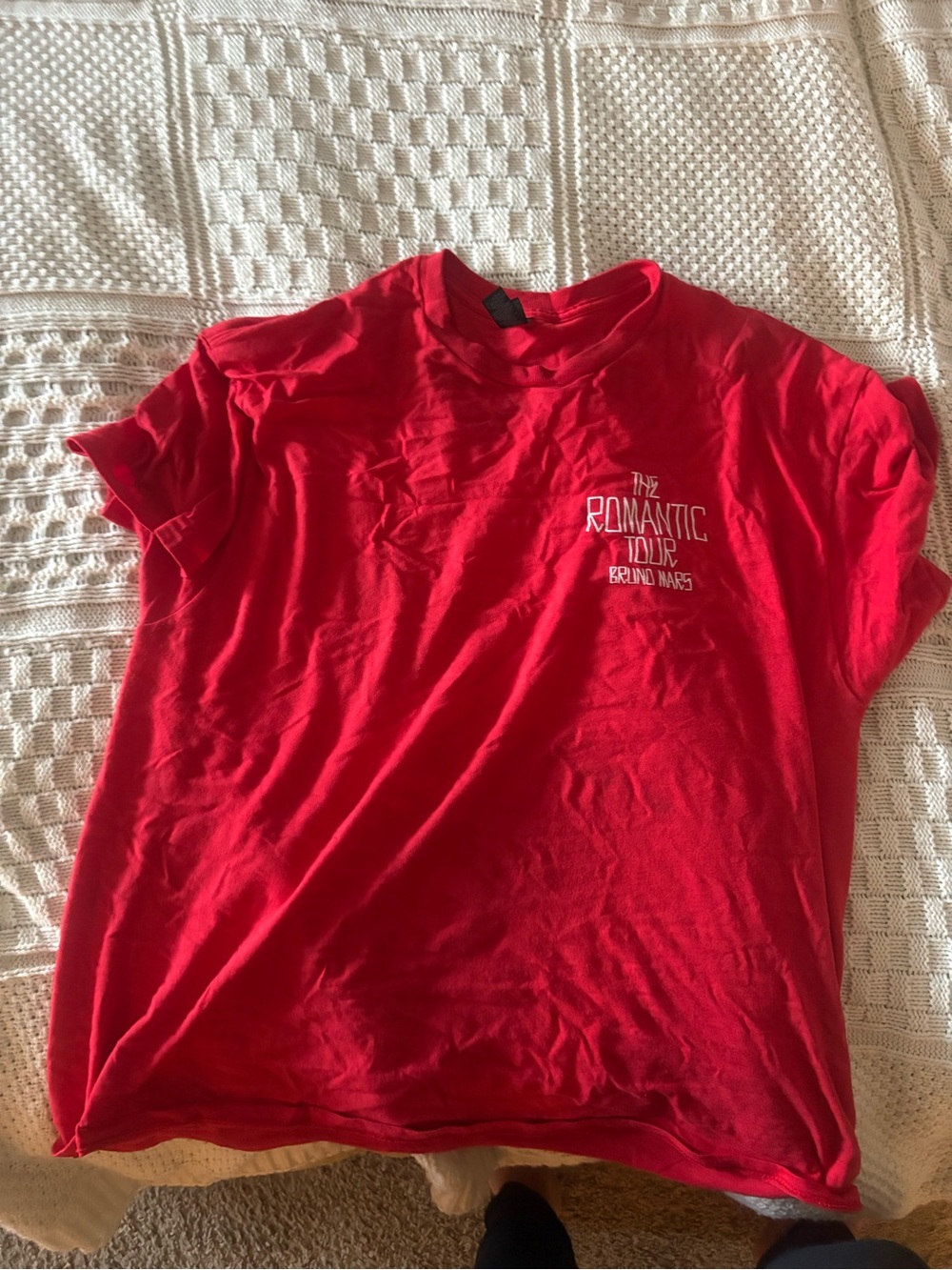 'The Romantic Tour' Red Graphic Tee